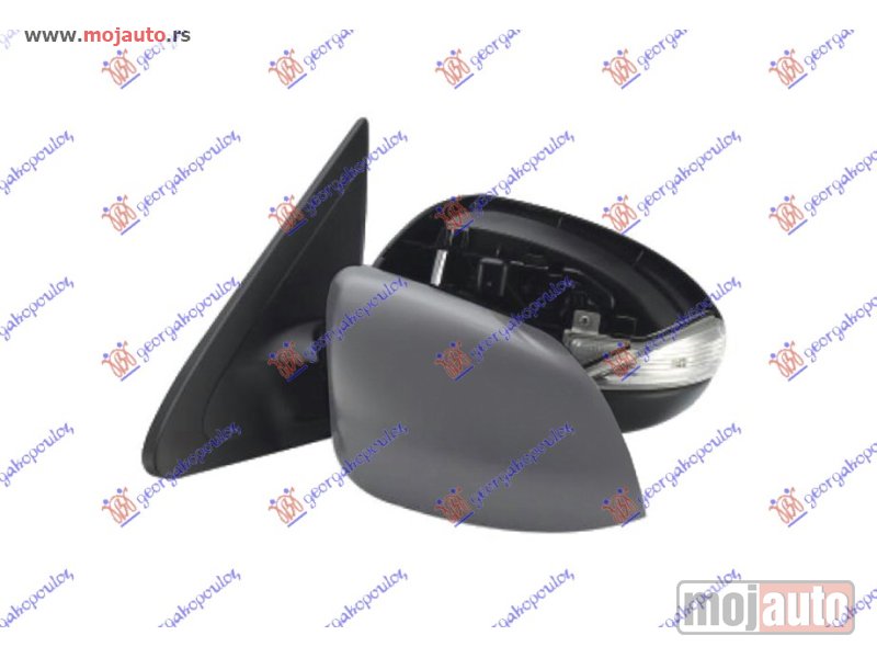 Glavna slika -  RETROVIZOR ELEKTRICNI SA GREJACEM PM (MIGAVAC) (A KVALITET) (ASFERICNO STAKLO) Levo Mazda 3 sdn-h/b (bl) 08-13 -dostupno - MojAuto