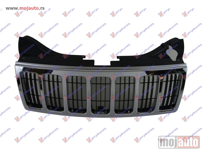 Glavna slika -  PVC MASKA MAT-CRNA (HROM OKVIR) Jeep grand cherokee 08-11 -dostupno - MojAuto