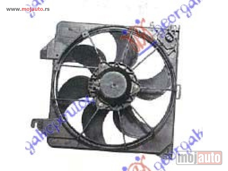 Glavna slika -  VENTILATOR KOMPLET (BENZIN/DIZEL) (-AC) Ford transit connect 03-10 -dostupno - MojAuto
