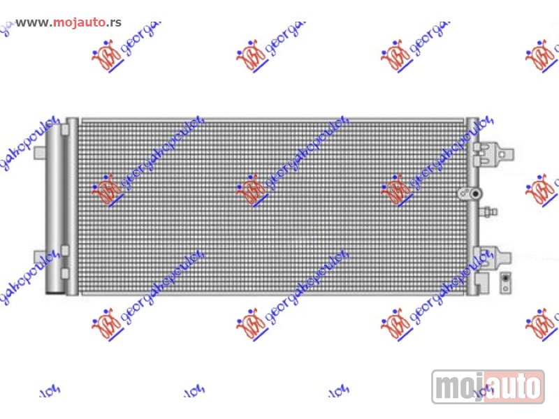 Glavna slika -  HLADNJAK KLIME 4.0 TFSI BENZIN (AUTO) (676x293x16) Audi a6 14-18 -dostupno - MojAuto