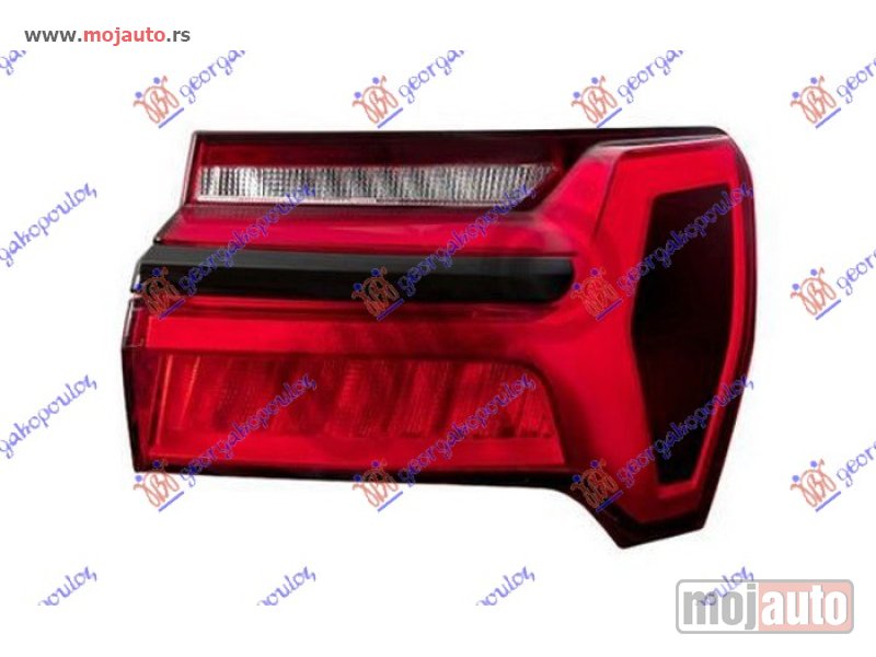 Glavna slika -  STOP LAMPA SPOLJASNJA LED (CRNA LAJSNA) (ULO) Levo Audi a6 18- -dostupno - MojAuto