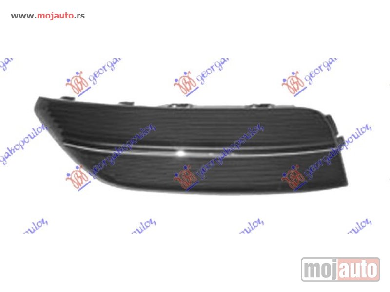 Glavna slika -  RESETKA PREDNJEG BRANIKA (BEZ MAGLENKE) Levo Audi a3 3d/sportback 12-16 -dostupno - MojAuto
