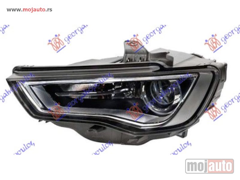 Glavna slika -  FAR Bi-XENON ZATAMLJEN SA LED DNEVNIM SVETLOM (HELLA) Levo Audi a3 3d/sportback 12-16 -nedostupno - MojAuto