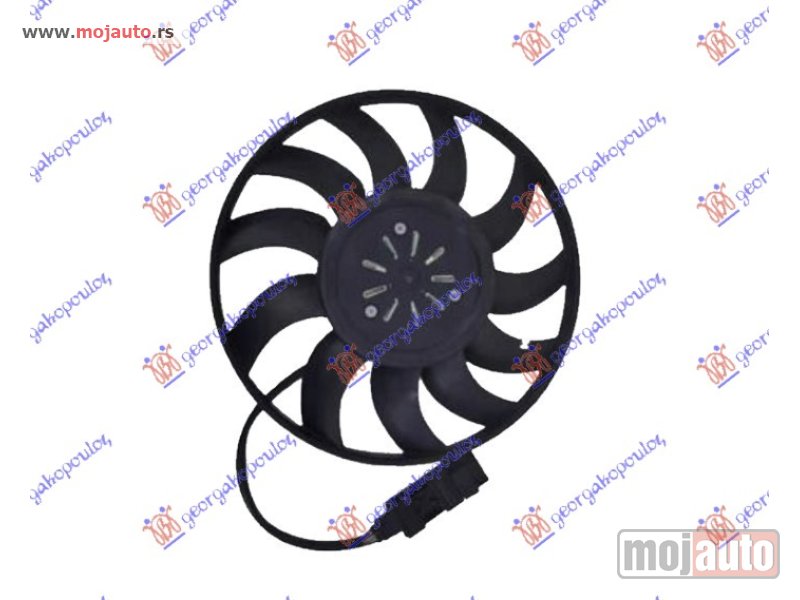 Glavna slika -  VENTILATOR (MOTOR+ELISA) (BENZIN/DIZEL) (380mm) (400W) DESNO Audi a8 02-09 -dostupno - MojAuto