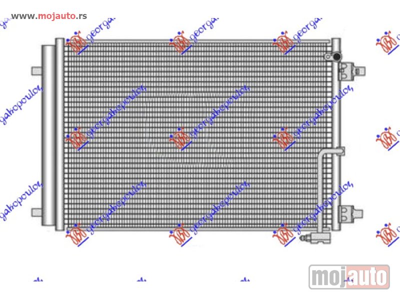 Glavna slika -  HLADNJAK KLIME 3.0 TFSI S8/4.0 TFSI BENZIN (667x441x16) Audi a8 09-13 -dostupno - MojAuto