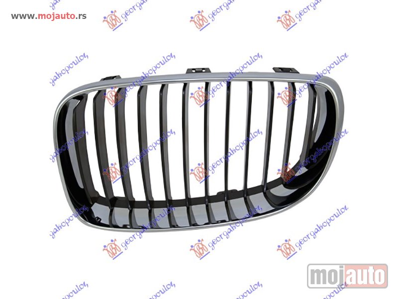 Glavna slika -  PVC MASKA HROM-CRNA 2007- Levo Bmw series 1 (e82/88) coupe/cabrio 07-13 -dostupno - MojAuto