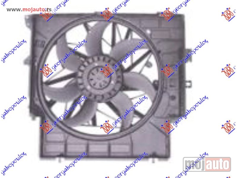 Glavna slika -  VENTILATOR KOMPLET (1.6/2.0 BENZIN - 2.0 DIZEL) (495mm) (400W) (3 PIN) Bmw x3 (f25) 11-14 -dostupno - MojAuto