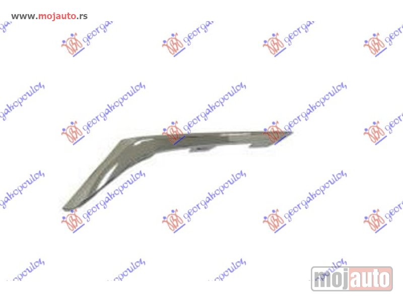 Glavna slika -  LAJSNA RESETKE PREDNJEG BRANIKA DONJA HROM (LUXURY-LINE) Desno Bmw series 3 (g20/g21) sdn/s.w. 18-22 -dostupno - MojAuto