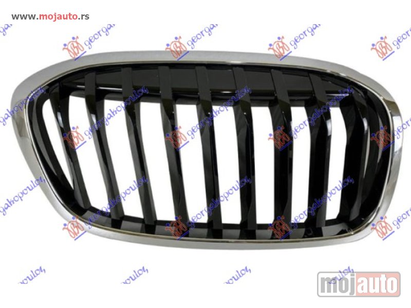 Glavna slika -  PVC MASKA HROM/SJAJ-CRNA (SPORT LINE/M-SPORT) Desno Bmw series 2 (f45/f46) active/gran tourer 17-21 -dostupno - MojAuto