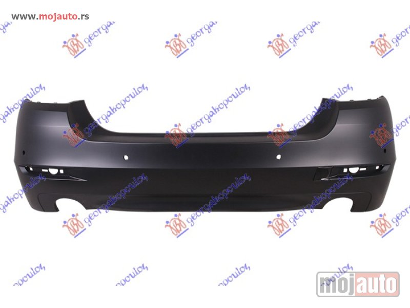 Glavna slika -  ZADNJI BRANIK PM (2 OTVORA ZA IZDUVNE CEVI AUSPUHA) (PDS SENZORI) (BASE) Bmw series 5 (f10/11) 13-16 -dostupno - MojAuto