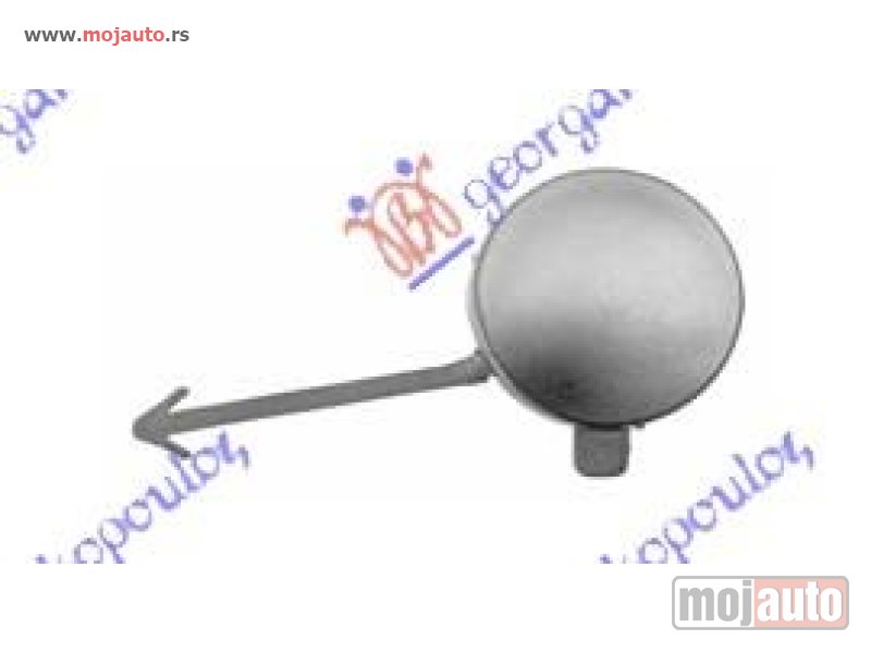 Glavna slika -  POKLOPAC KUKE PREDNJEG BRANIKA Citroen c3 13-16 -dostupno - MojAuto