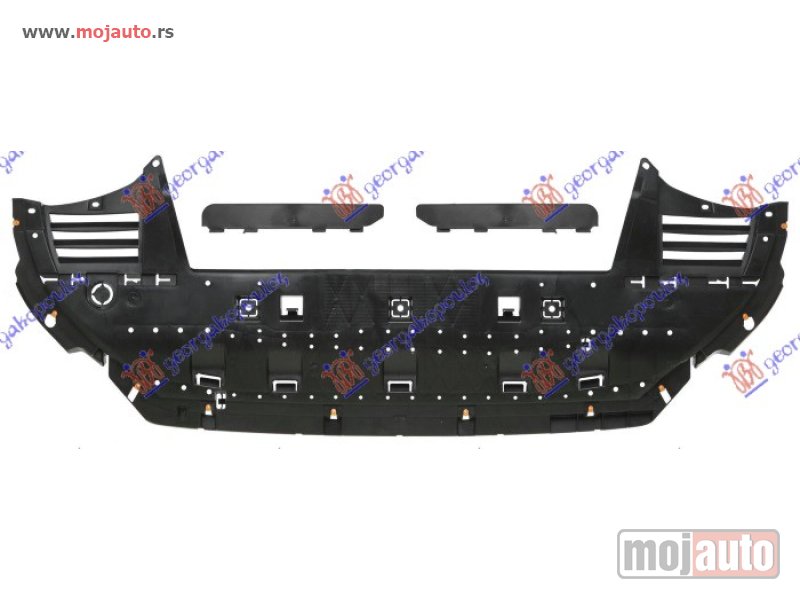 Glavna slika -  ZASTITA MOTORA ISPOD BRANIKA (SPOJLER 40mm) PLASTICNA Citroen berlingo van 19- -nedostupno - MojAuto