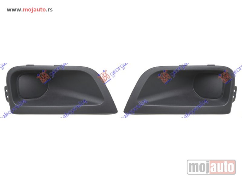 Glavna slika -  RESETKA PREDNJEG BRANIKA (BEZ MAGLENKE) (SET) Citroen berlingo van 19- -nedostupno - MojAuto