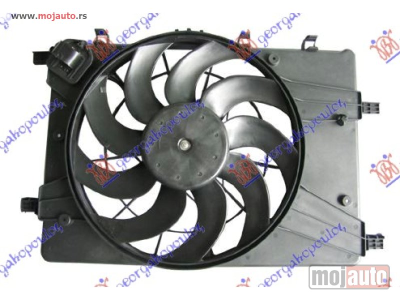 Glavna slika -  VENTILATOR KOMPLET (1.6/1.8 BENZIN) (4 PIN) Chevrolet cruze 09-13 -dostupno - MojAuto