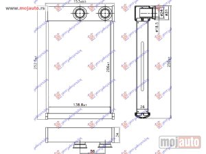 Glavna slika - GREJAC KABINE (205x140x26) Chevrolet cruze 09-13 -dostupno - MojAuto