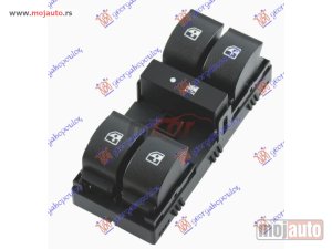 NOVI: delovi  PREKIDAC U PREDNJIM VRATIMA (4 TASTERA) (12 PIN) Levo Fiat tipo 21- -dostupno