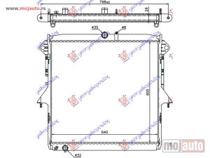 NOVI: delovi  HLADNJAK MOTORA 2.5 BENZIN (MAN/AUTO) (605x640) Mazda p/u 2/4wd bt-50 13- -dostupno