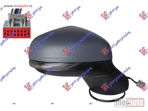 NOVI: delovi  RETROVIZOR ELEKTRICNI SA GREJACEM PM (MIGAVAC) (6 PIN) (A KVALITET) (KONVEKSNO STAKLO) Desno Ford puma 20- -dostupno