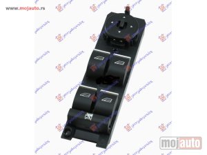 NOVI: delovi  PREKIDAC U PREDNJIM VRATIMA CRNI/SREBRNI (4 TASTERA) (ELEKTRO-SKLOPIV RETROVIZOR) (3 PIN) Levo Ford focus 11-14 -dostupno