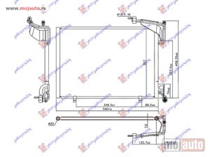 NOVI: delovi  HLADNJAK KLIME 1.0 12v TURBO EcoBoost (540x350x16) 18/18mm Ford transit/tourneo courier 13- -dostupno