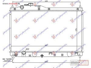 NOVI: delovi  HLADNJAK MOTORA 2.0i 16V VTEC (37.5x65.8x16) Honda s2000 01-09 -dostupno