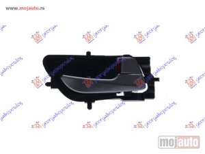 NOVI: delovi  KVAKA PREDNJIH/ZADNJIH VRATA UNUTRASNJA SREBRNA/CRNA (SA ZASTITOM) Desno Hyundai i20 (h/b) 14-18 -dostupno