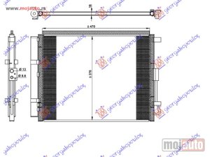 Glavna slika - HLADNJAK KLIME 1.6 T-GDI BENZIN (485x383x12) Hyundai i30 5d 12-14 -dostupno - MojAuto