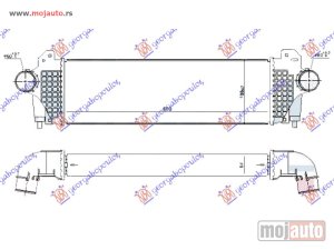 NOVI: delovi  HLADNJAK INTERKULERA 3.0 TD (600x190x64) Iveco daily 11-14 -dostupno