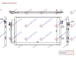 Glavna slika - HLADNJAK KLIME 2.3/3.0 TD (565x361x16) Iveco daily 11-14 -dostupno - MojAuto