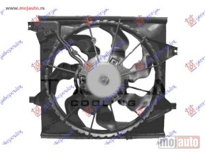 NOVI: delovi  VENTILATOR KOMPLET (1.6 CRDi DIZEL) (390mm) (3 PIN) Kia soul 11-13 -dostupno