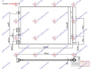 Glavna slika - HLADNJAK KLIME 1.1/1.4 CRDi (505x365x12) Hyundai i20 12-14 -dostupno - MojAuto