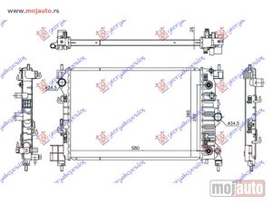 NOVI: delovi  HLADNJAK MOTORA 1.6/1.8 16v BENZIN (AUTO) (580x385x26) Chevrolet trax 13- -dostupno