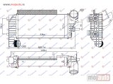 NOVI: delovi  HLADNJAK INTERKULERA 1.5-1.6 TDCI-ECOnetic (336x157x62) Ford focus 14-18 -dostupno