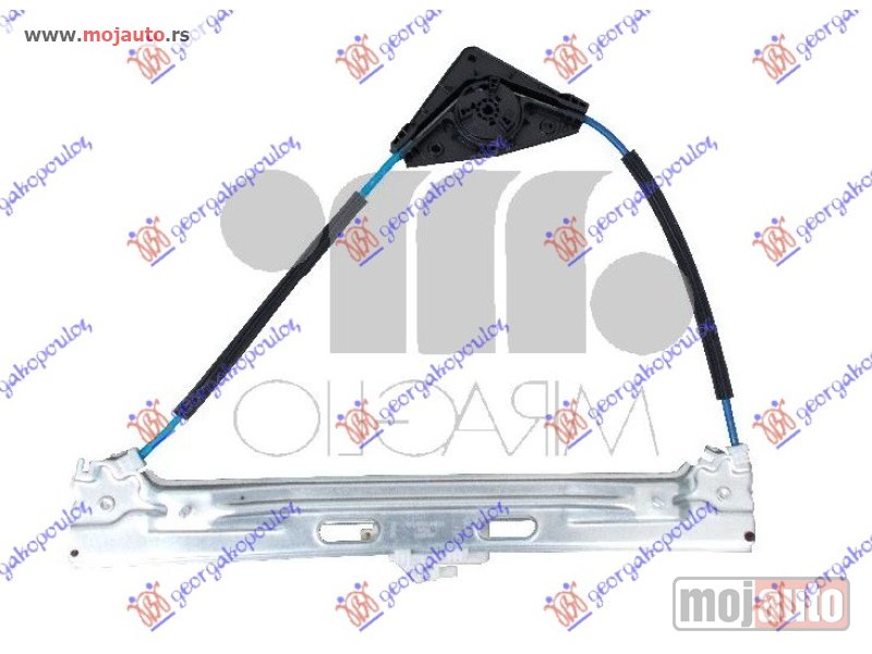 Glavna slika -  PODIZAC ZADNJEG PROZORA ELEKTRICNI (BEZ MOTORA) (A KVALITET) Levo Fiat 500 l 12-17 -dostupno - MojAuto