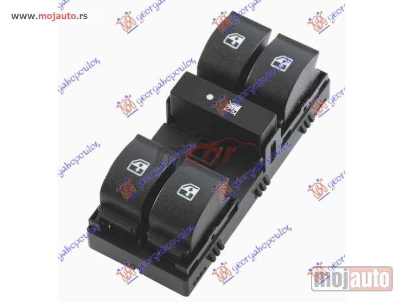 Glavna slika -  PREKIDAC U PREDNJIM VRATIMA (4 TASTERA) (12 PIN) Levo Fiat tipo 21- -dostupno - MojAuto