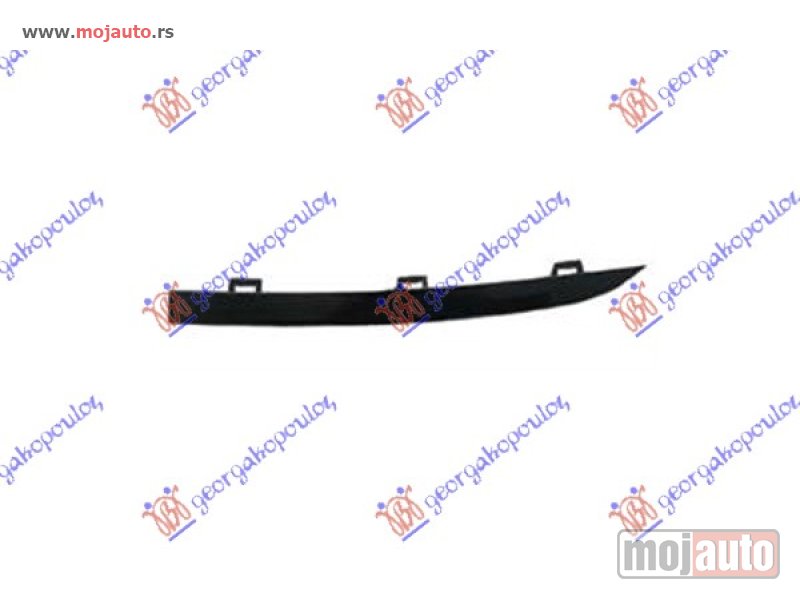 Glavna slika -  LAJSNA PVC MASKE GORNJA CRNA Levo Fiat linea 13-15 -dostupno - MojAuto
