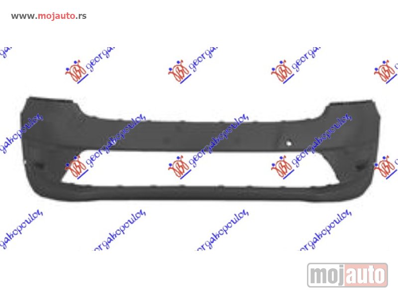 Glavna slika -  PREDNJI BRANIK MAT-CRNI (4 OTVORA ZA SENZOR) Ford transit/tourneo connect 19-22 -dostupno - MojAuto