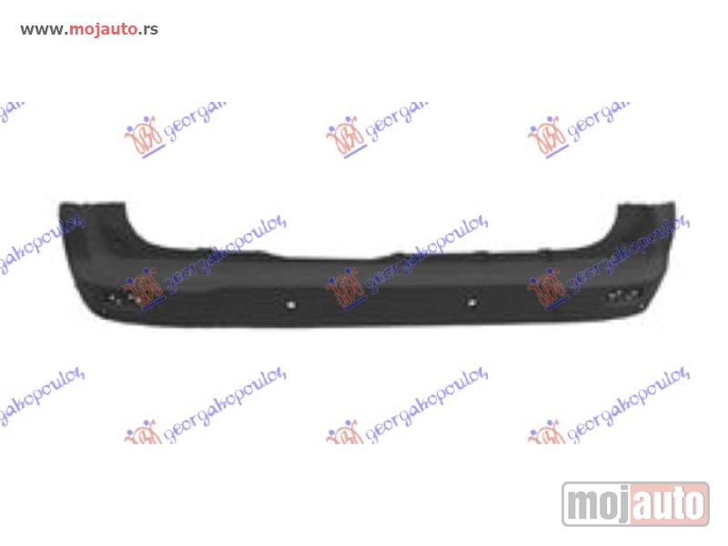 Glavna slika -  ZADNJI BRANIK CRNI (4 OTVORA ZA SENZORE) Ford transit/tourneo connect 19-22 -nedostupno - MojAuto