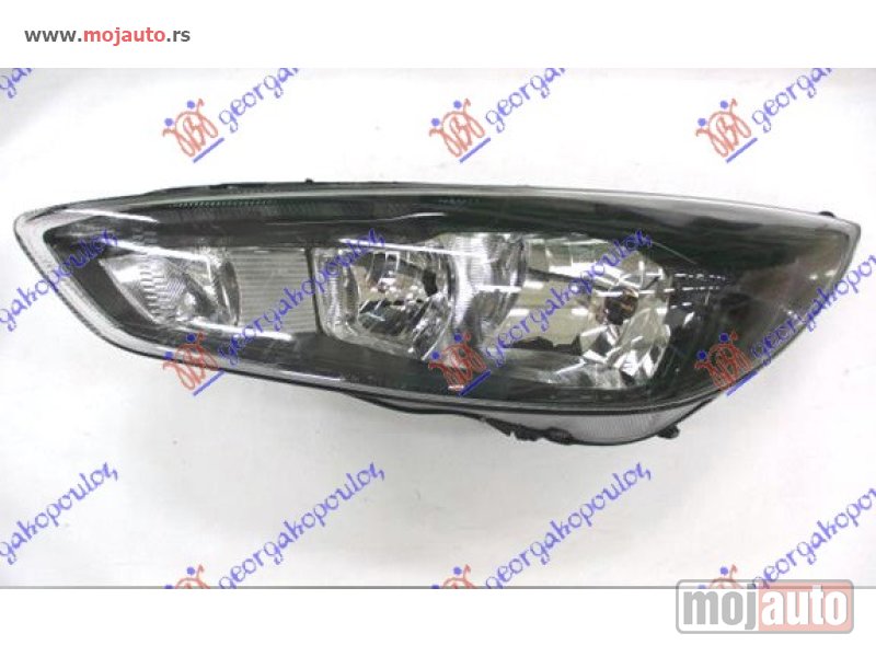 Glavna slika -  FAR ELEKTRICNI CRNI (H7/H15) SA MOTOROM (DEPO) Levo Ford focus 14-18 -dostupno - MojAuto