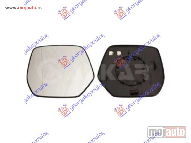 Glavna slika -  STAKLO RETROVIZORA SA GREJACEM Levo Honda cr-v 13-15 -dostupno - MojAuto