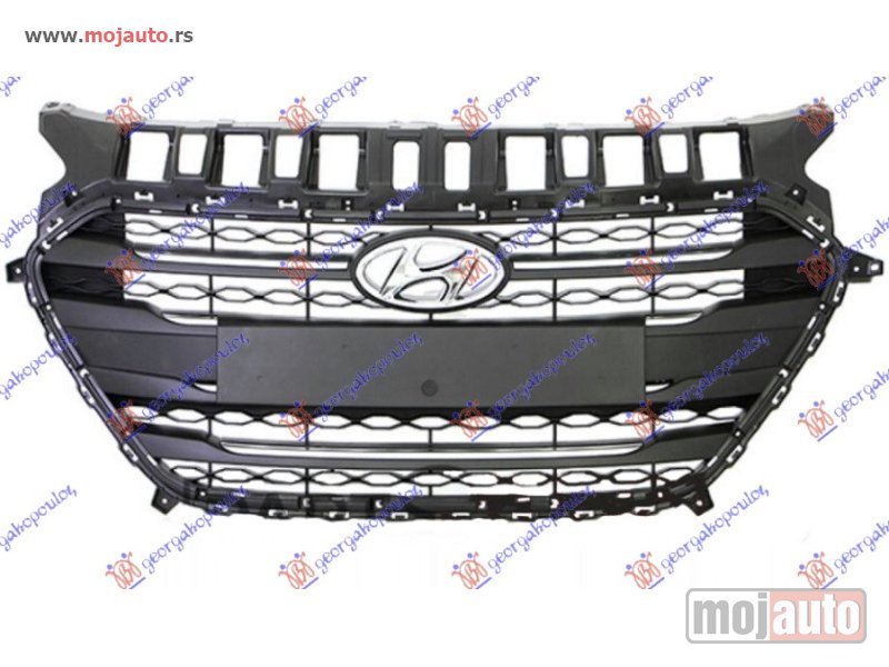Glavna slika -  CENTRALNA RESETKA (O) Hyundai i30 5d 14-17 -nedostupno - MojAuto