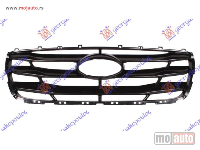 Glavna slika -  PVC MASKA MAT-CRNA Hyundai santa fe 09-12 -dostupno - MojAuto