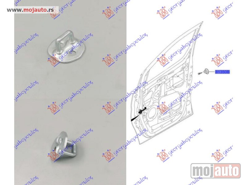 Glavna slika -  BRAVA PRENDJIH/ZADNJIH VRATA (L=D) Hyundai santa fe 12-16 -dostupno - MojAuto