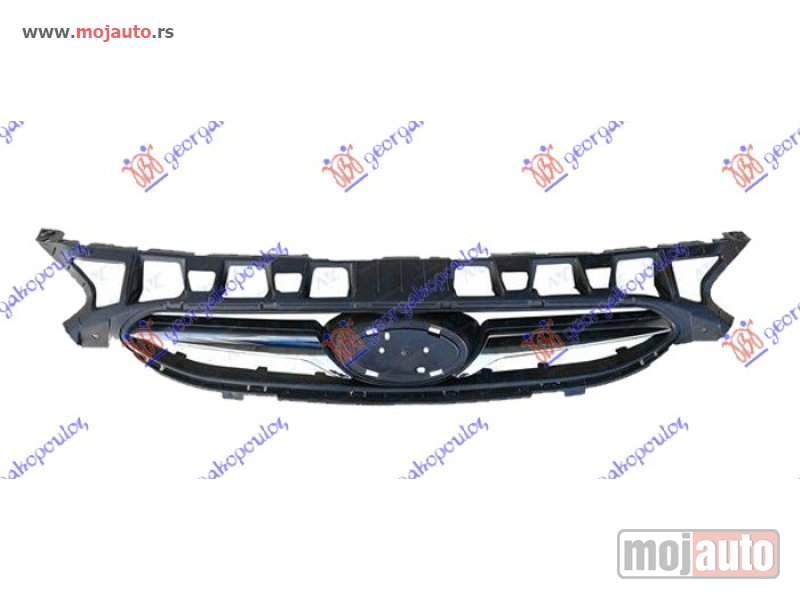 Glavna slika -  PVC MASKA (HROM LAJSNE) Hyundai accent 11-14 (export type) -dostupno - MojAuto
