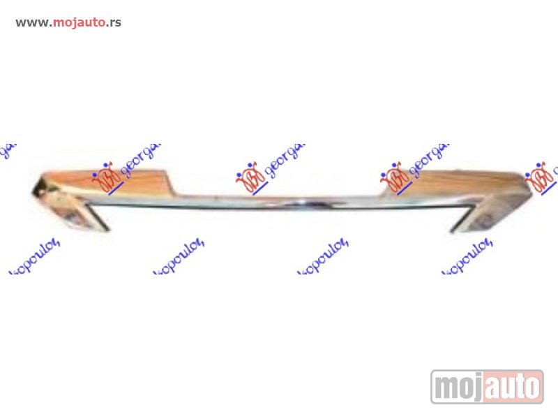 Glavna slika -  LAJSNA PVC MASKE GORNJA HROM (GRAVITY) Isuzu p/u d-max 20-24 -dostupno - MojAuto