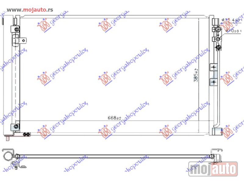 Glavna slika -  HLADNJAK KLIME 2.0 T BENZIN - 2.2 D DIZEL (640x380x12) Infiniti q50 14- -dostupno - MojAuto