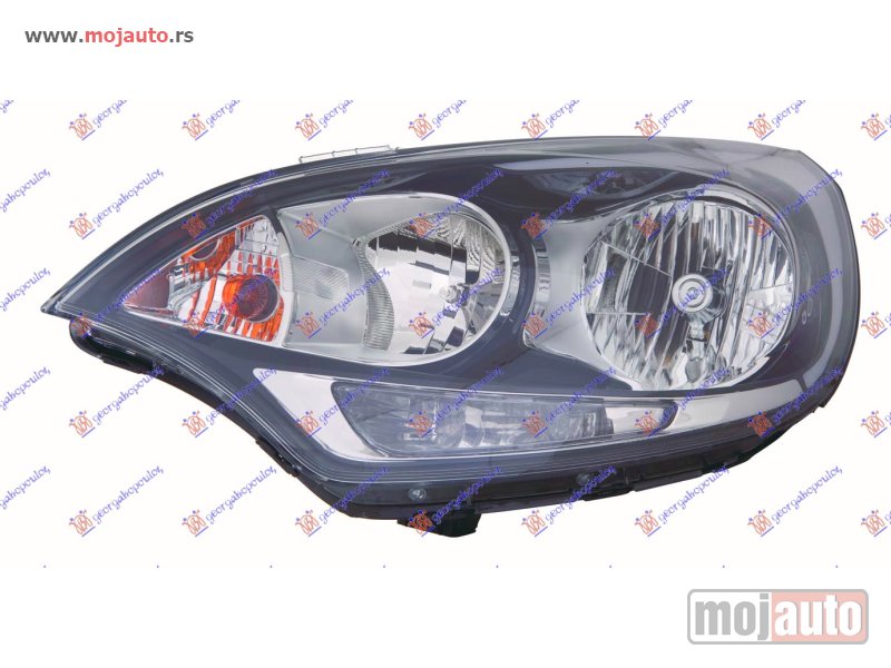 Glavna slika -  FAR ELEKTRICNI (H1/H7) (DEPO) Levo Kia rio h/b 14-17 -dostupno - MojAuto