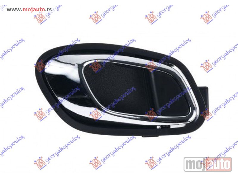 Glavna slika -  KVAKA PREDNJIH VRATA UNUTRASNJA HROM/CRNA Desno Kia proceed 3d 13-15 -dostupno - MojAuto