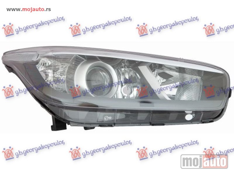 Glavna slika -  FAR ELEKTRICNI (H7/H7/H7) (SA AUTOMATSKIM BOCNIM SVETLOM) (SA MOTOROM) (DEPO) Desno Kia ceed 5d 13-15 -dostupno - MojAuto
