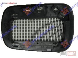 NOVI: delovi  STAKLO RETROVIZORA SA GREJACEM (CETVRTASTO KACENJE) -2006 (KONVEKSNO) Desno Ford fiesta 02-08 -dostupno